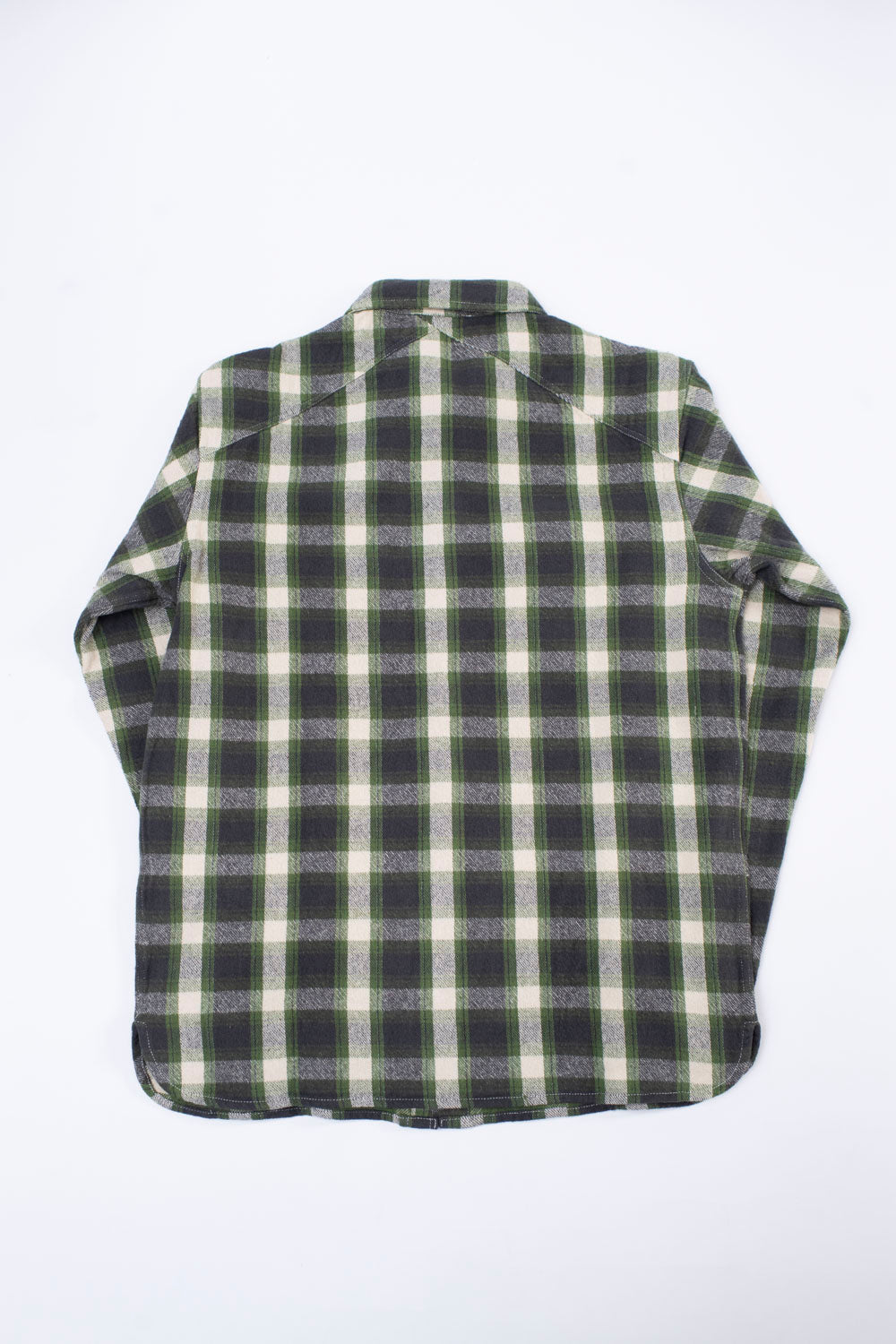 Crosscut Flannel - Emerald Shaggy Check