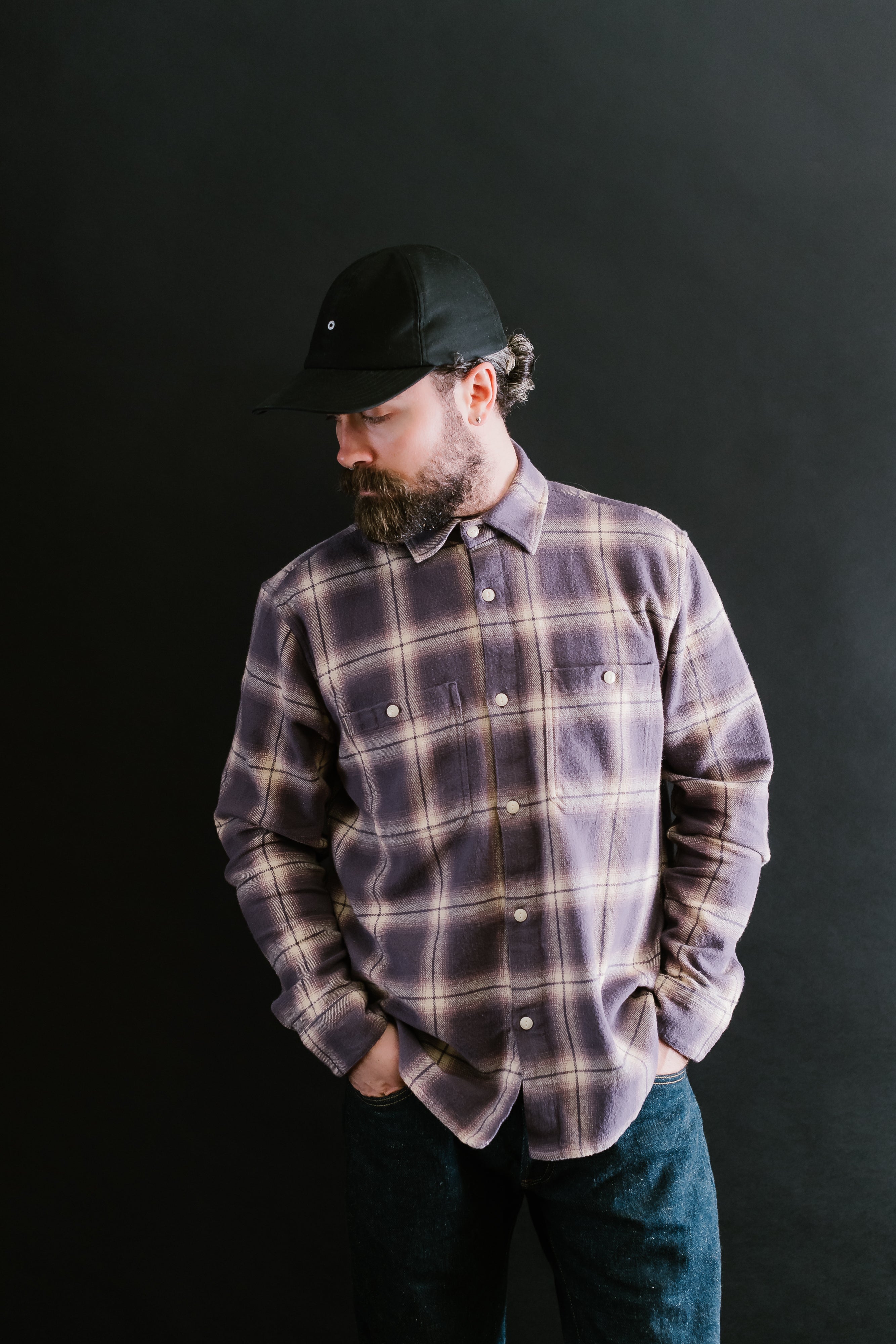 Utility Flannel  - Faded Lilac