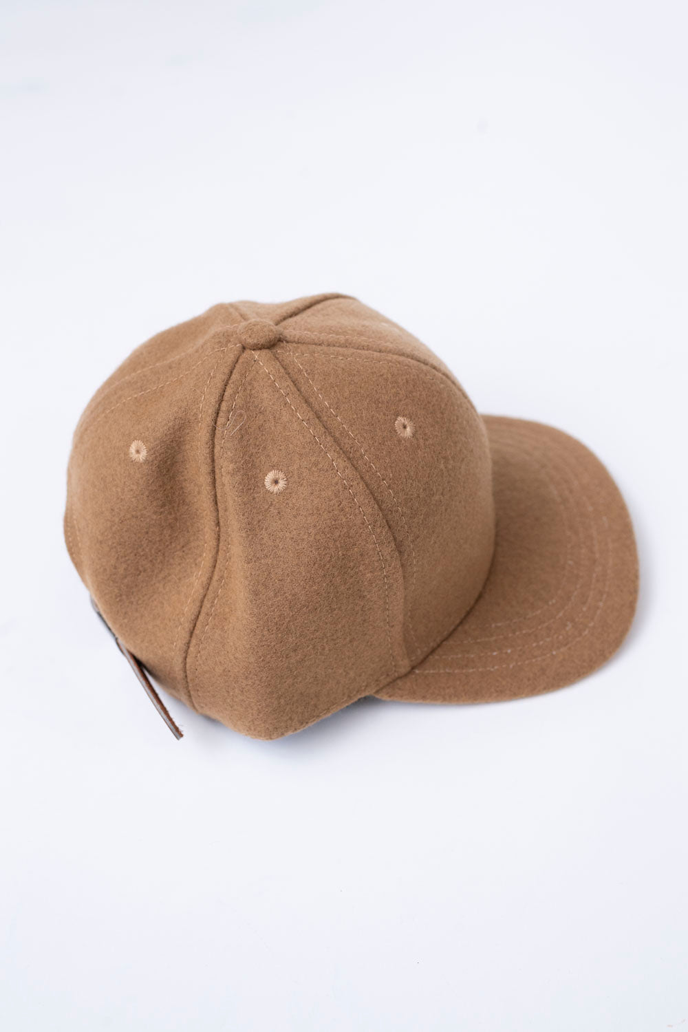 Wool Baseball Hat - Tan