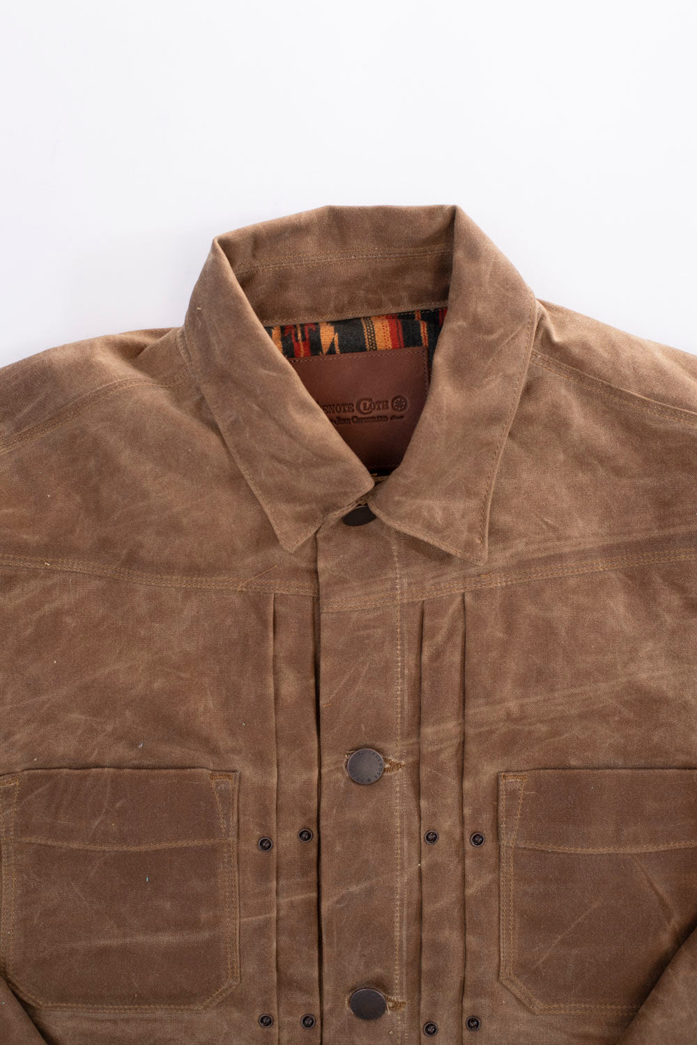 RJ1 Riders Jacket - Rust Waxed Canvas | James Dant