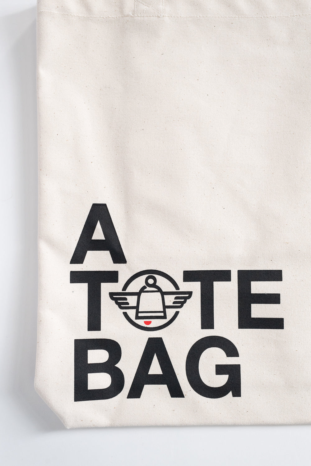 IH-TOTE-ATOTEBAG - Printed Canvas Tote Bag - 'A Tote Bag' Print