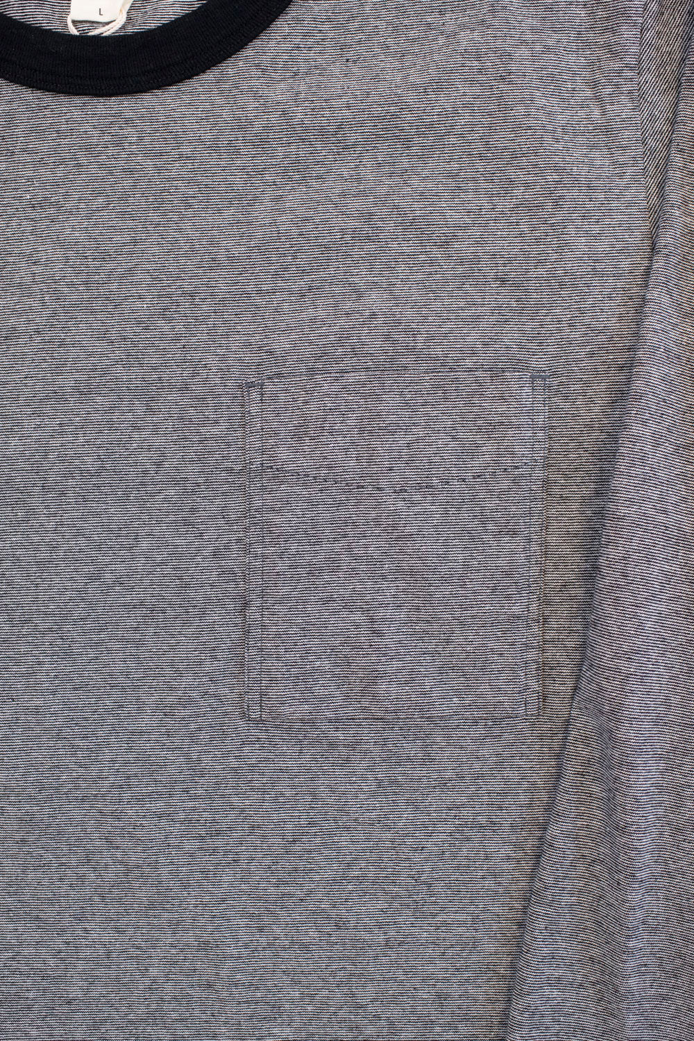 Pocket LS T-Shirt - 299 Kinari, Black HB