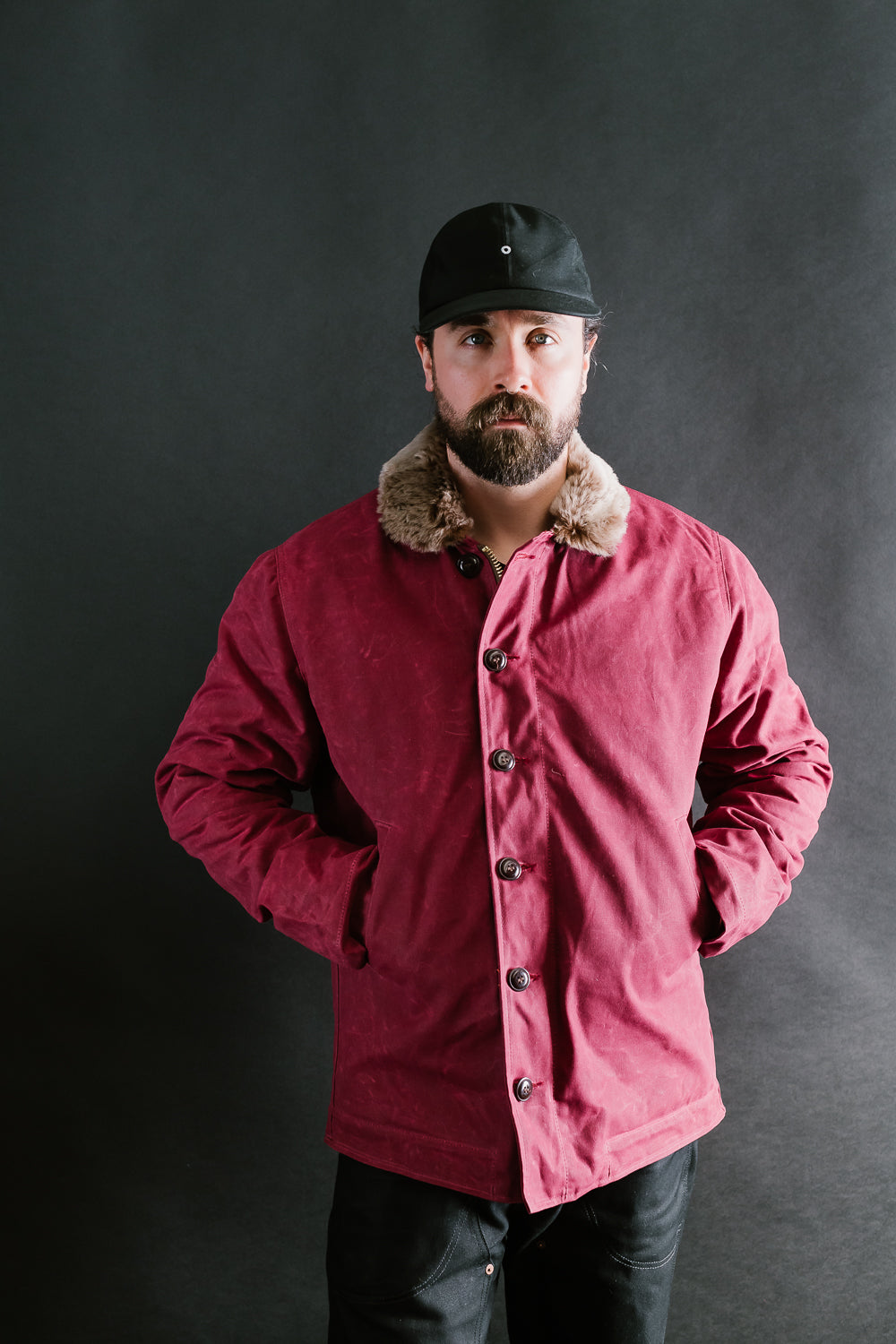 James Dant x Dehen - N-1 Deck Jacket - Auburn, Kodiak