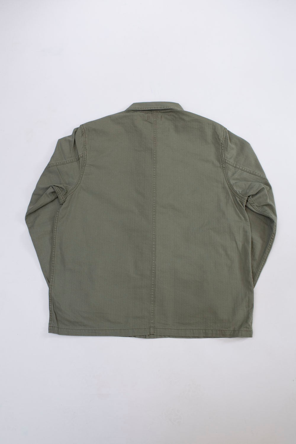MSP-4019 - Chambray Kung Fu Jacket - Army Green