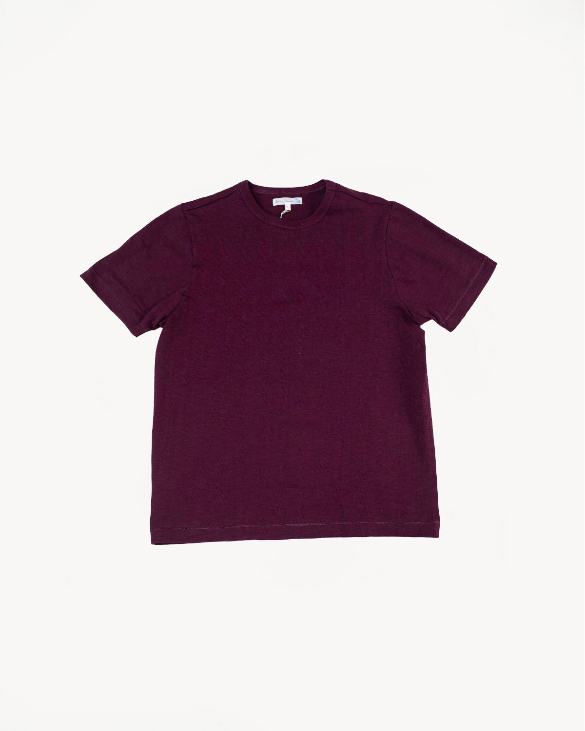 2S14.507 - 13.4oz Loopwheeled Heavy T-Shirt Relaxed Fit - Ruby Red | James  Dant