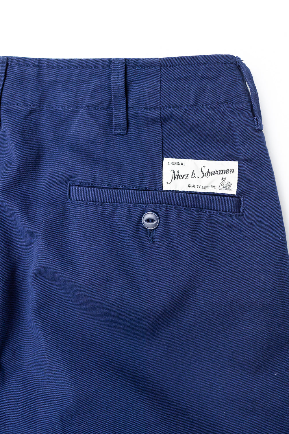CHINO01.66 - 9.2oz Organic Cotton Twill Chino Relaxed Fit - Ink Blue