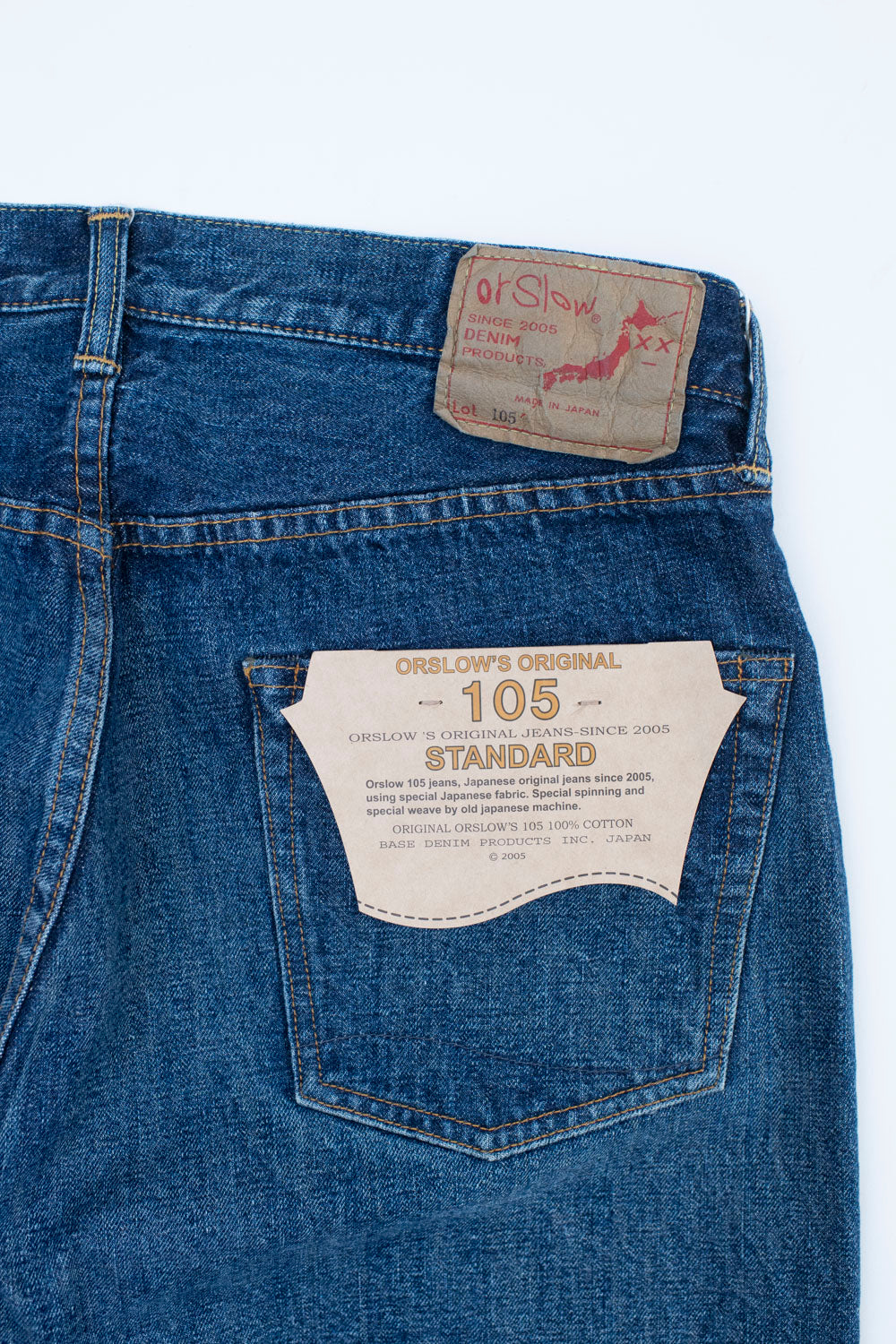 01-1050-84 - 105.2 - Standard Fit Selvedge Denim - 2 Year Darker Wash