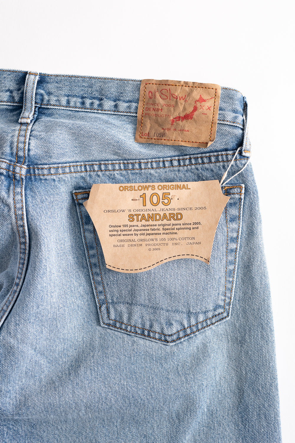 01-1050W-99 - 105 - Standard Fit Denim - 90s Sky Blue