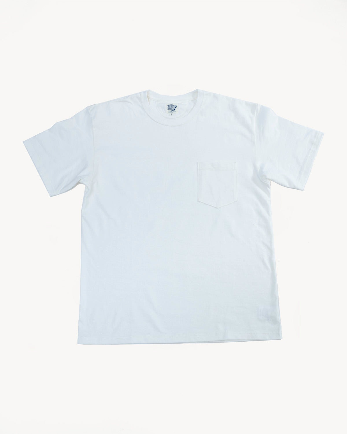 03-0017-69 - Pocket T-Shirt - White | James Dant
