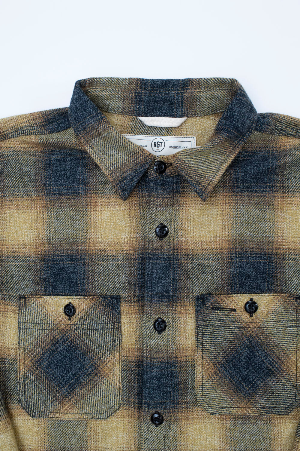 cantate Ombre Check Over Shirt 1ldk