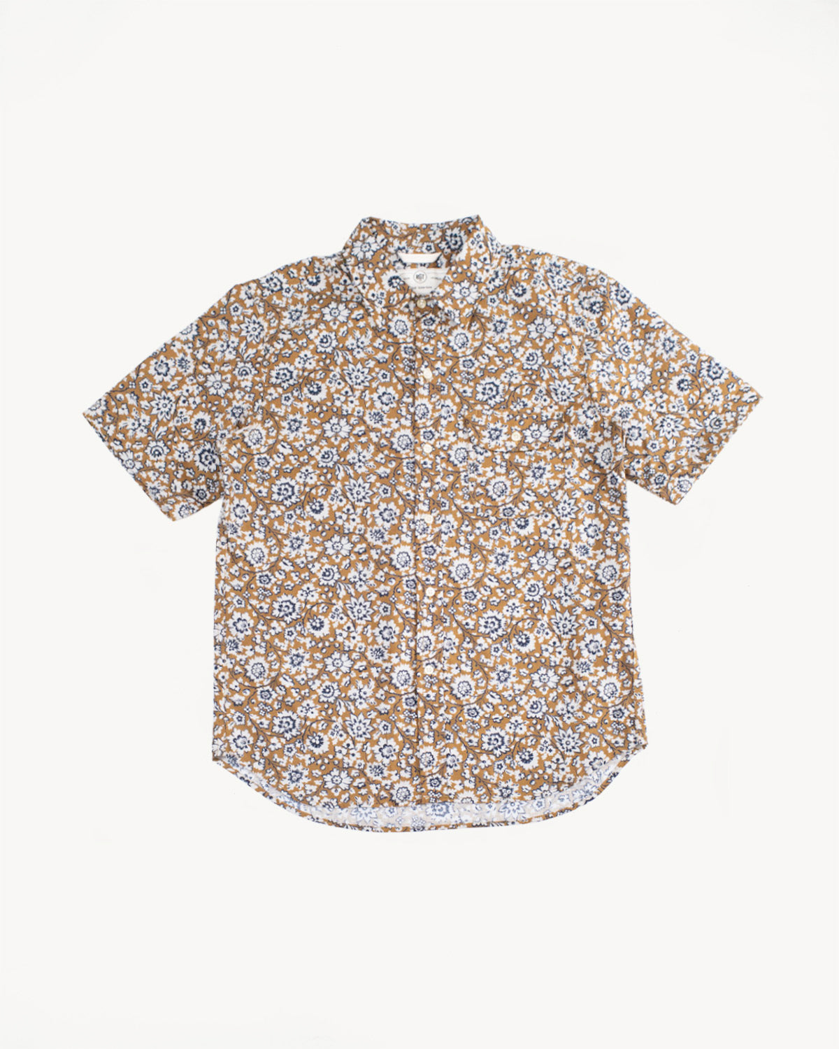 Maker Shirt SS - Gold Floral