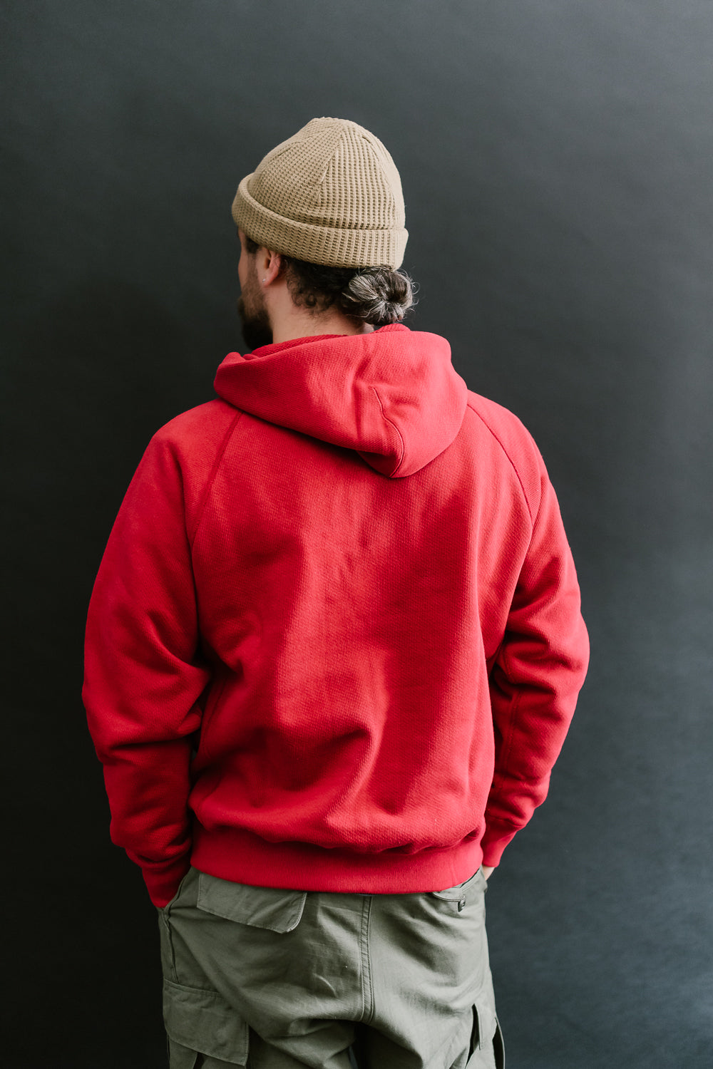 Pullover Hoodie 701gsm Double Heavyweight French Terry - Red