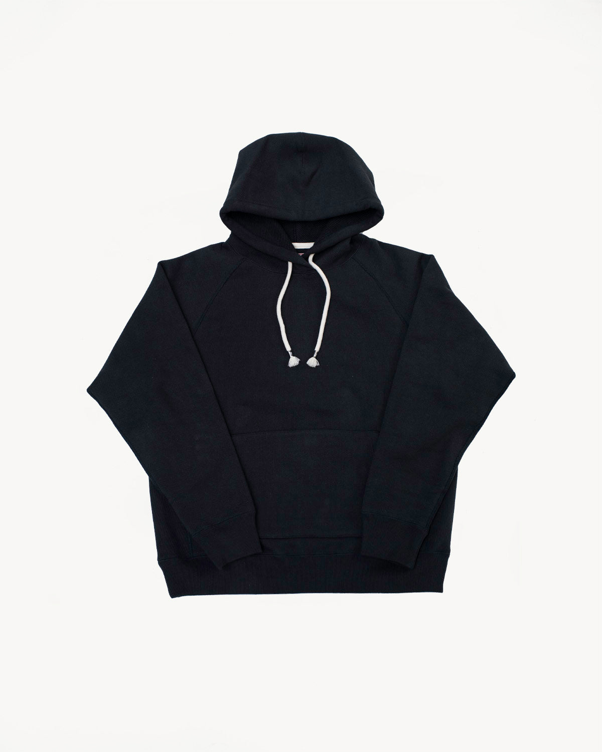 Pullover Hoodie 701gsm | Double Heavyweight Black - James Sumi Terry Dant French