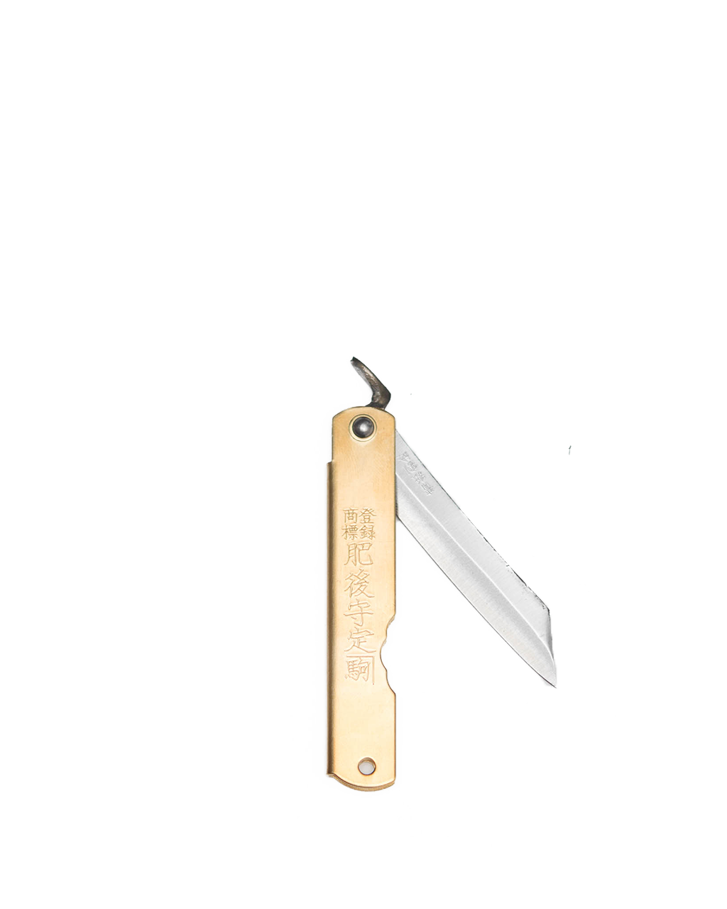 Higonokami Folding Knife in Brass