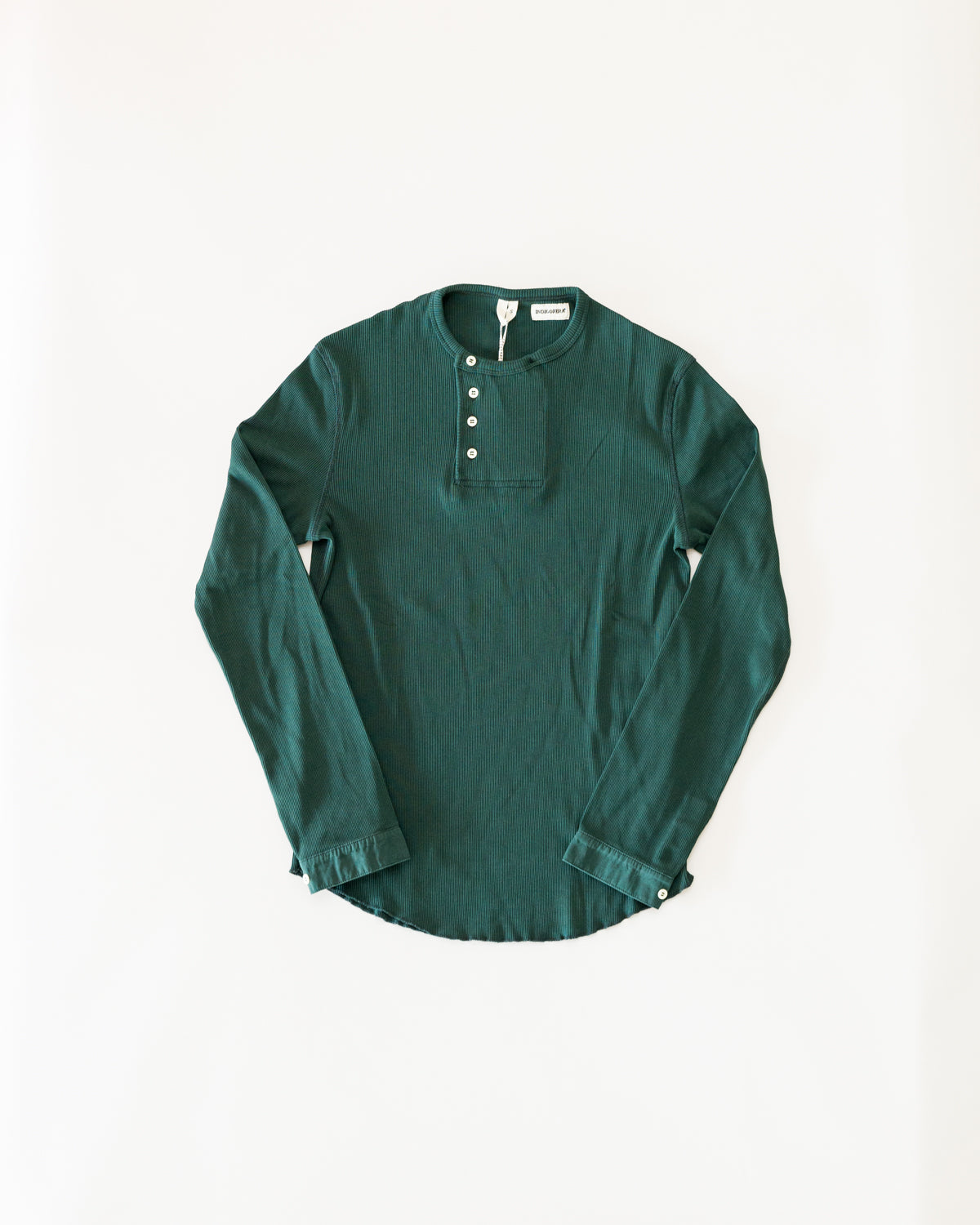 Hank Cotton Rib - Phthalo Green | James Dant