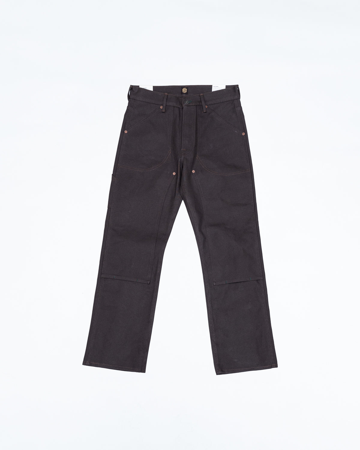 13oz - Wendell Double Knee Pant - Smithson Canvas Brown | James Dant