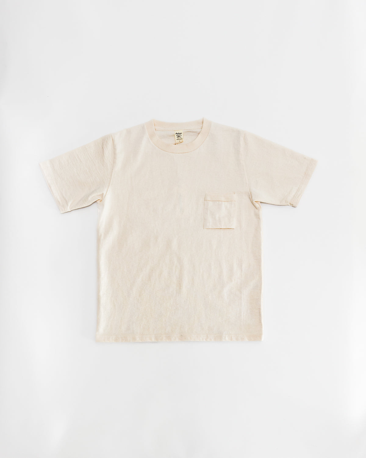 Dotsume Pocket T-Shirt - 04 Kinari | James Dant