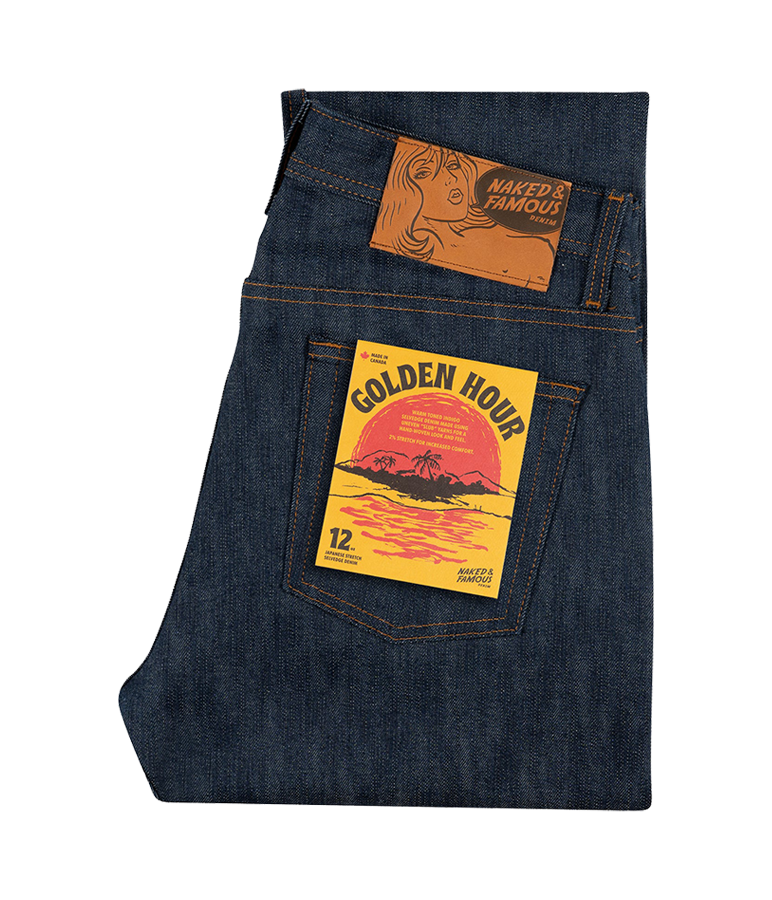 12oz - Golden Hour Stretch Selvedge - Weird Guy