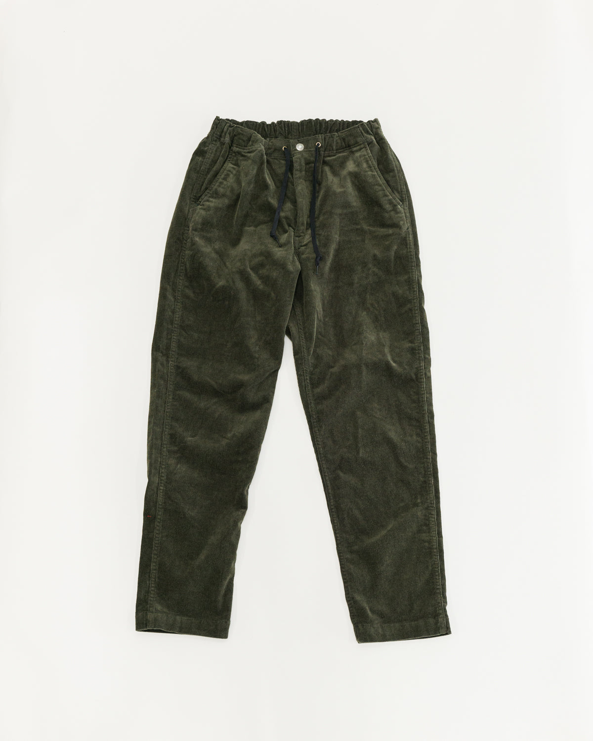 1002-C76M - New Yorker Pant Stretch Corduroy - Army Green | James Dant