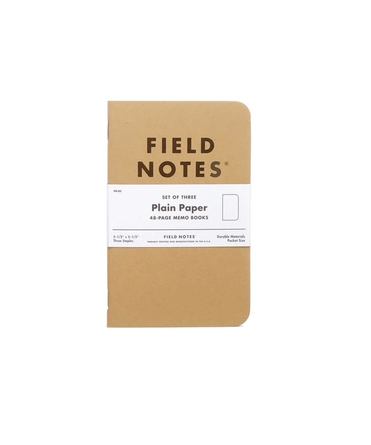 Field Notes - Original Kraft Plain (3-pack)