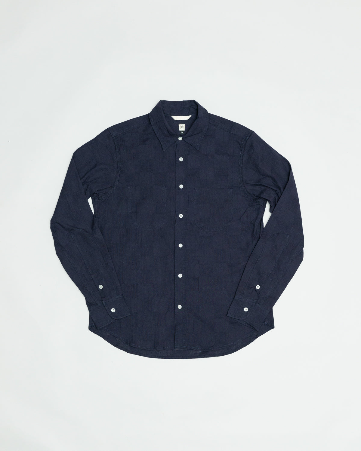 Jumper Shirt Navy Checkered James Dant