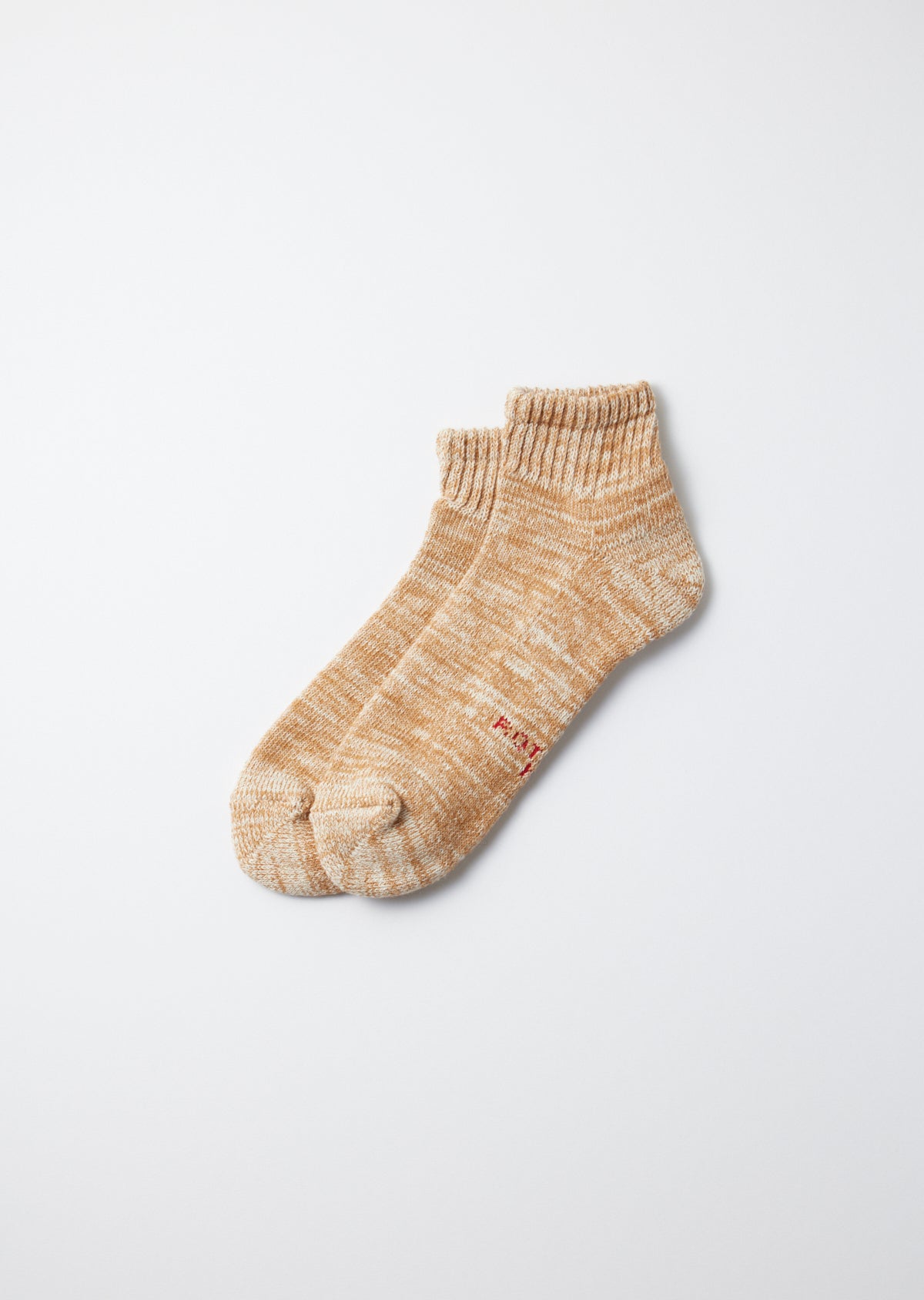 R1371 - Organic 3 Pack Daily Ankle Socks - Ecru, Brown