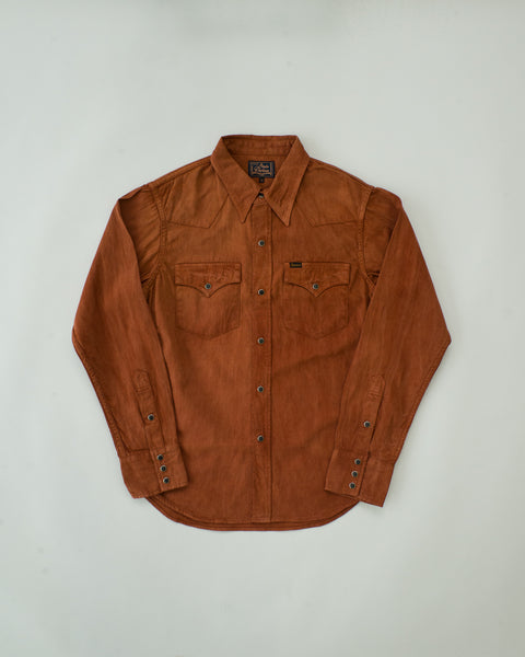 5671 - Amami Dorozome Western Shirt - Brown