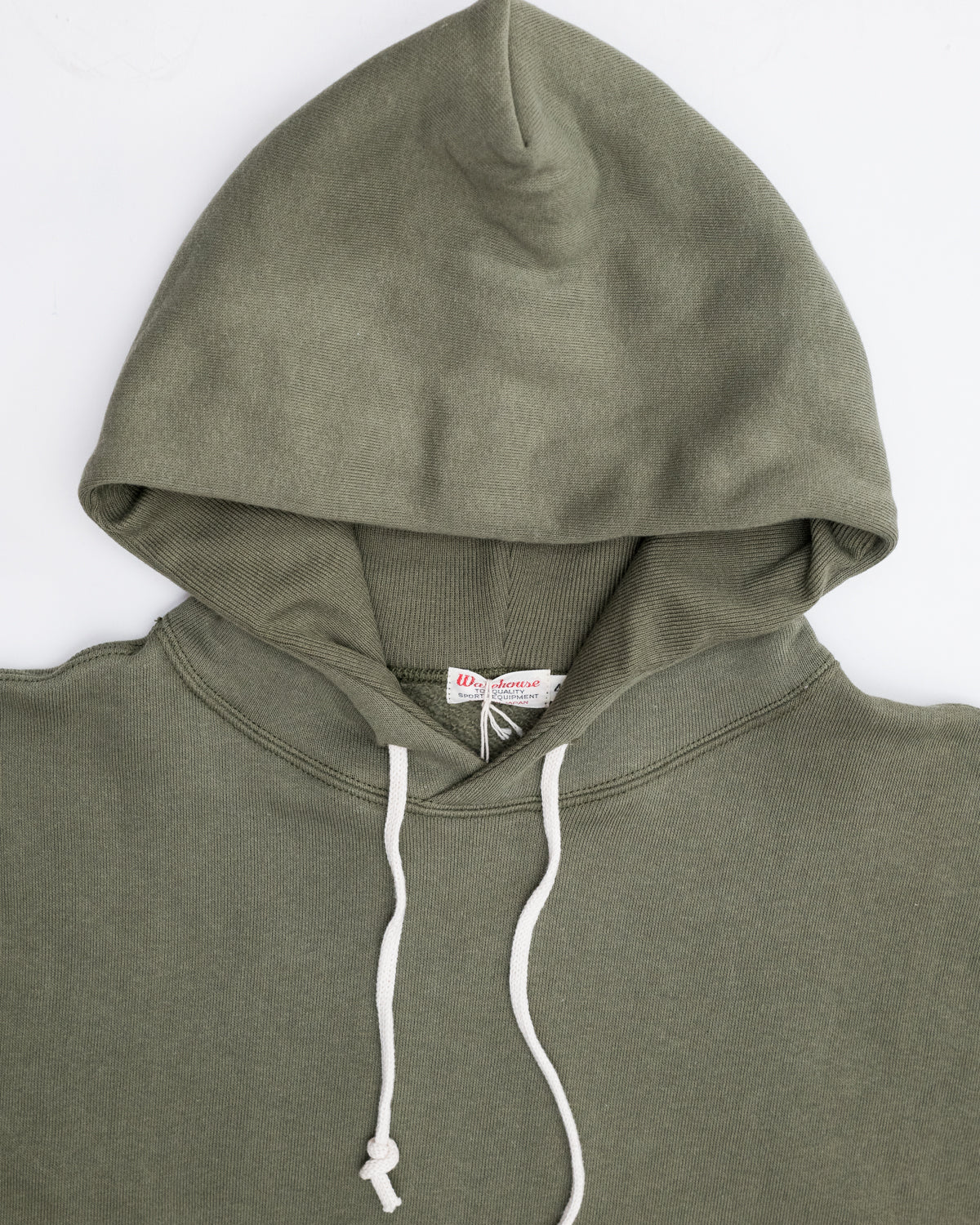 Lot 450 - Two-Needle Loopwheel Hoodie - OD Green