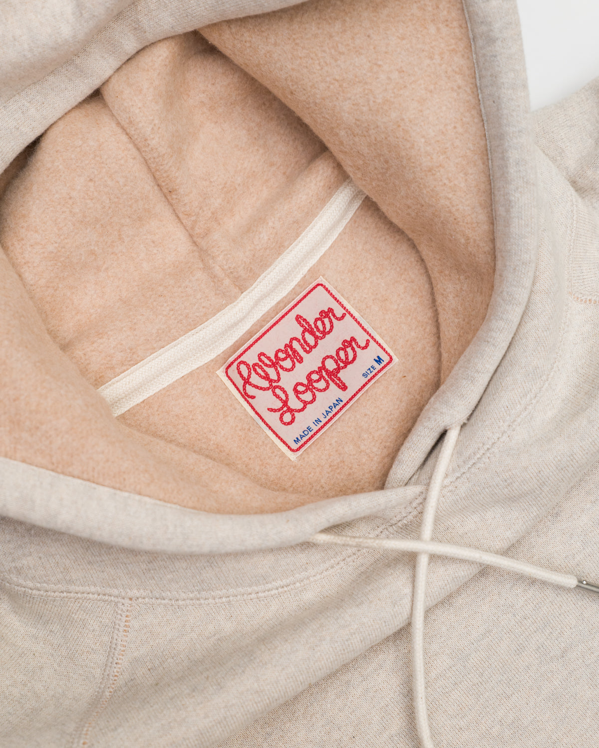 Pullover Hoodie Fleeced Foxfibre® - Oatmeal | James Dant