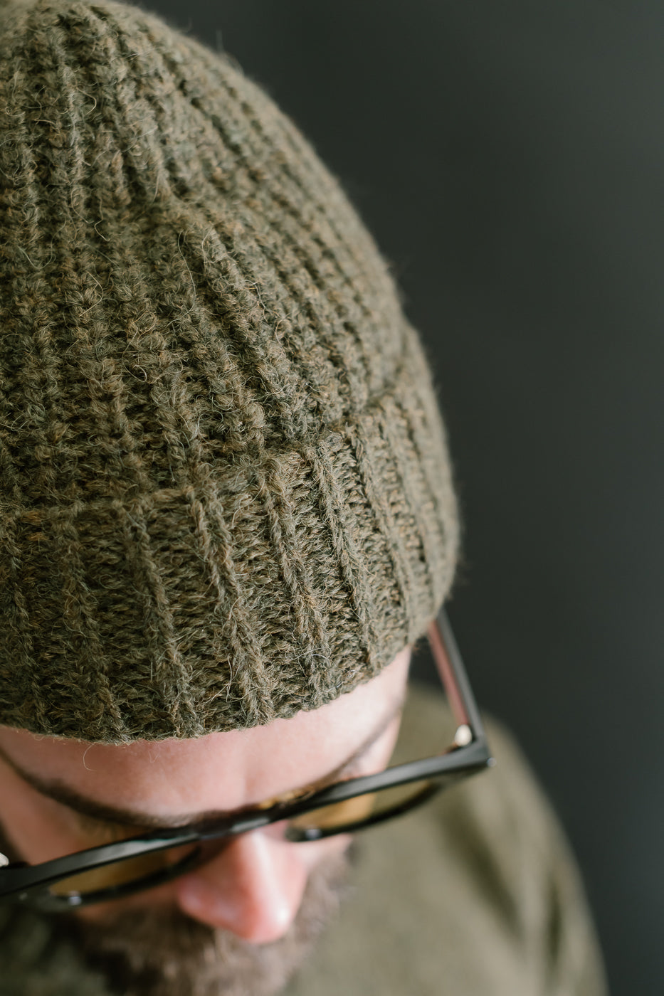 Alpaca Watch Cap - Forest