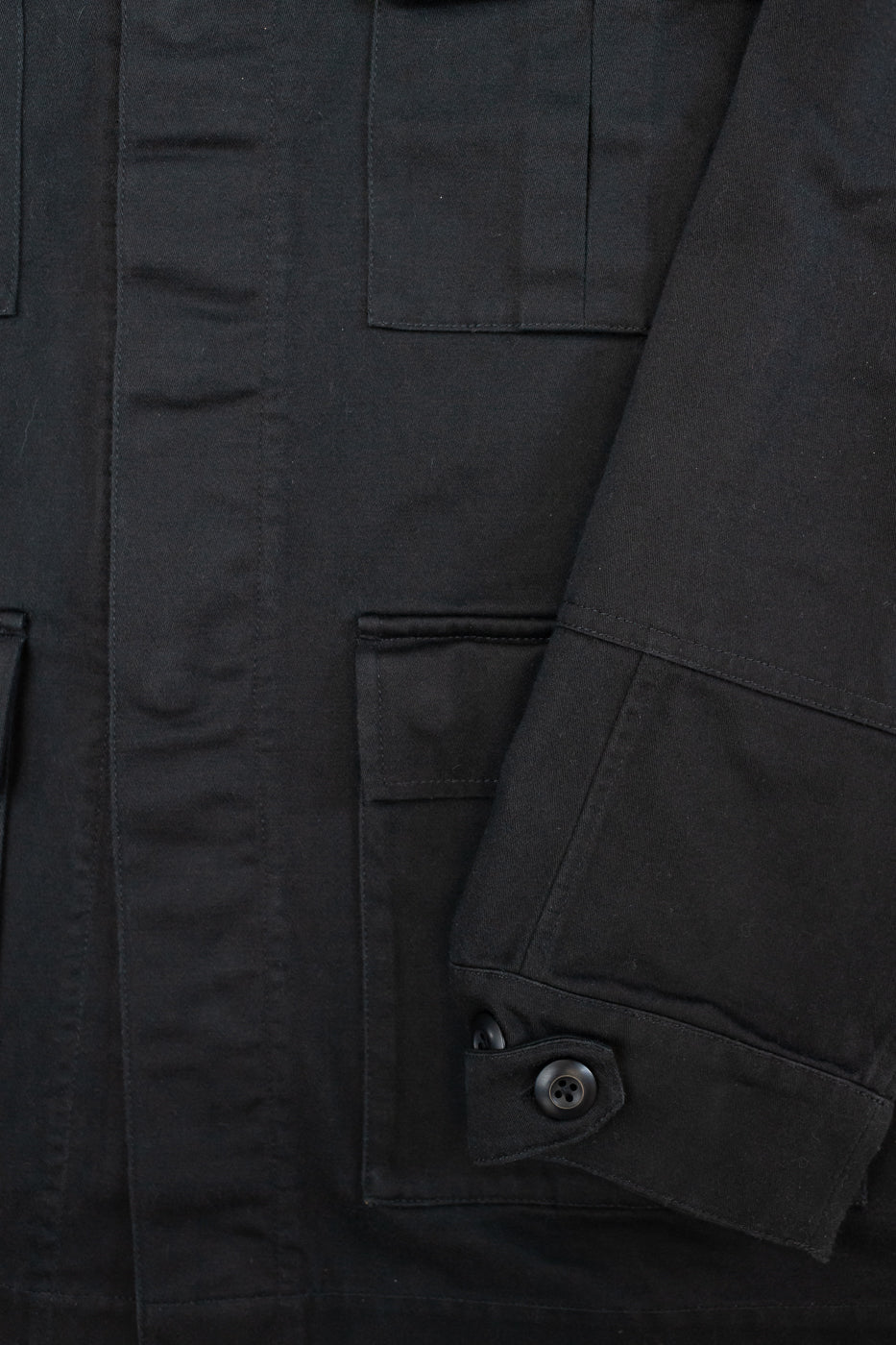 BDU Jacket Back Satin - Black