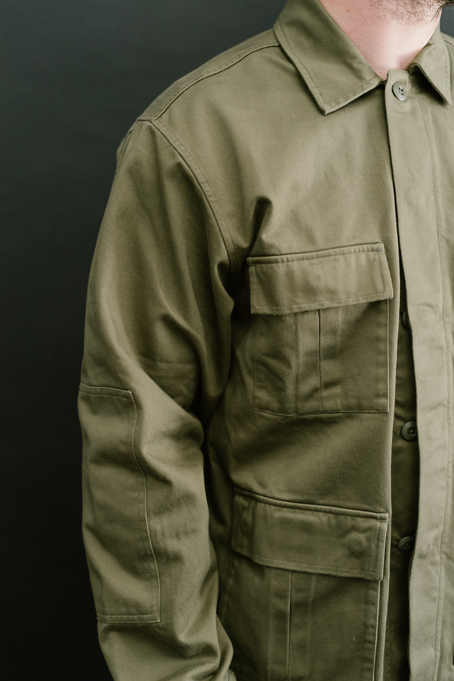 BDU Jacket Back Satin - Olive