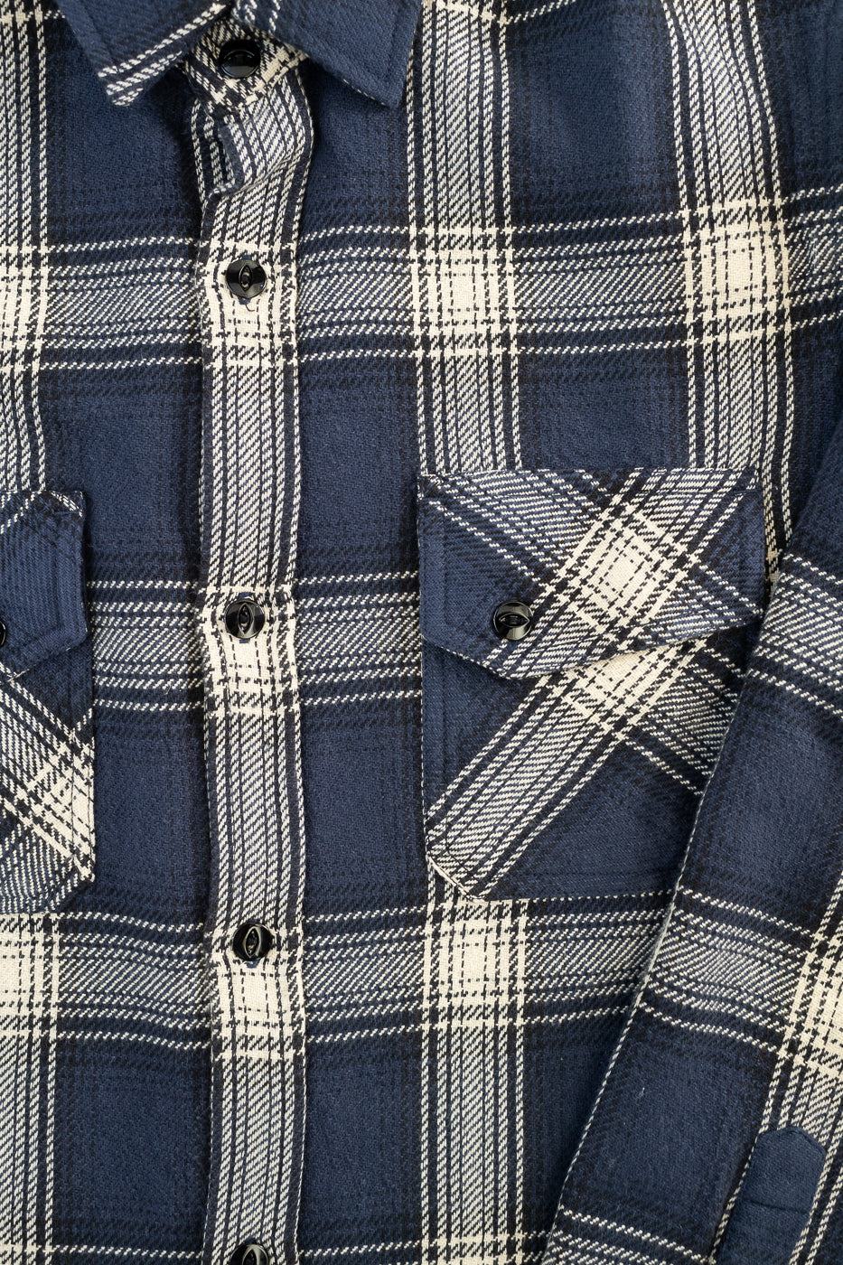 Crosscut Flannel Plaid - Midnight