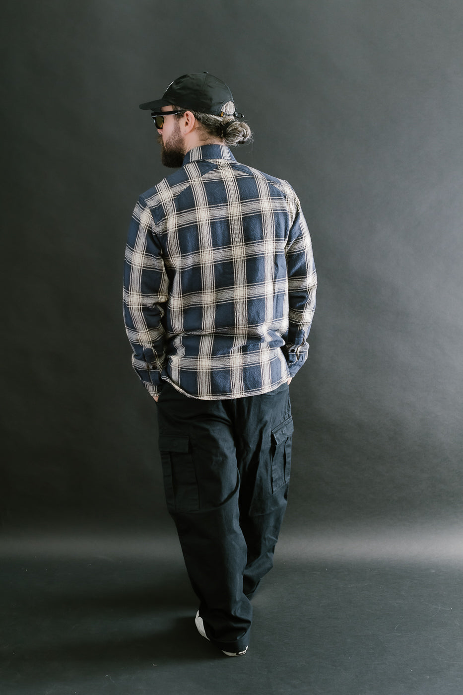 Crosscut Flannel Plaid - Midnight