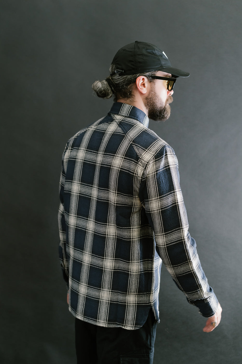 Crosscut Flannel Plaid - Midnight