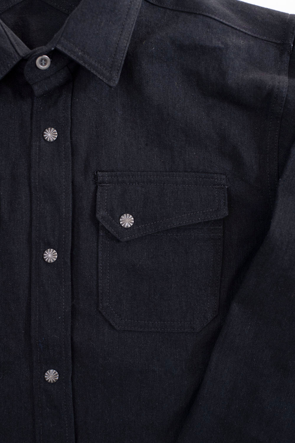 Crosscut Western Selvedge - Black | James Dant