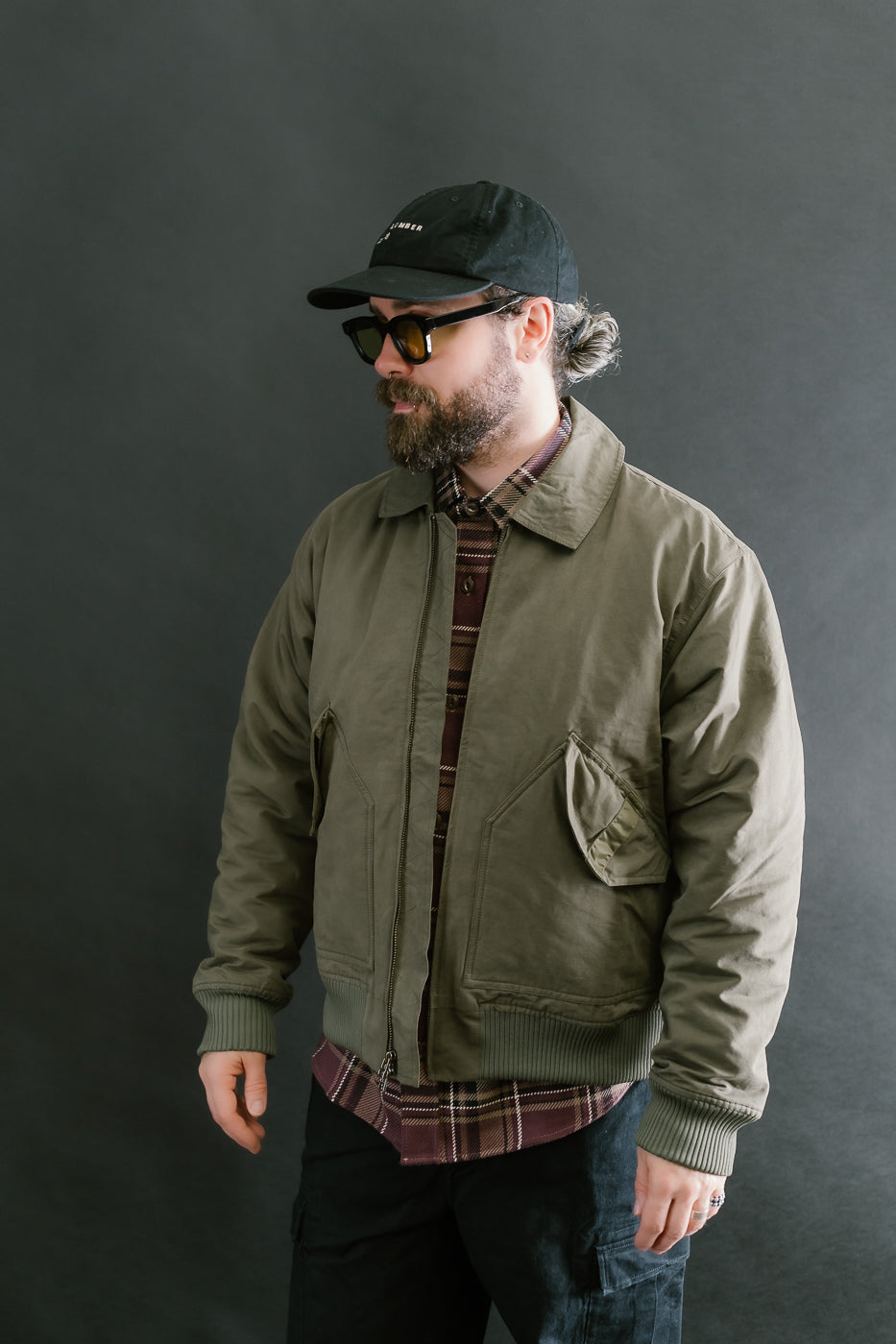 CWU Flight Jacket Cotton, Nylon - Olive