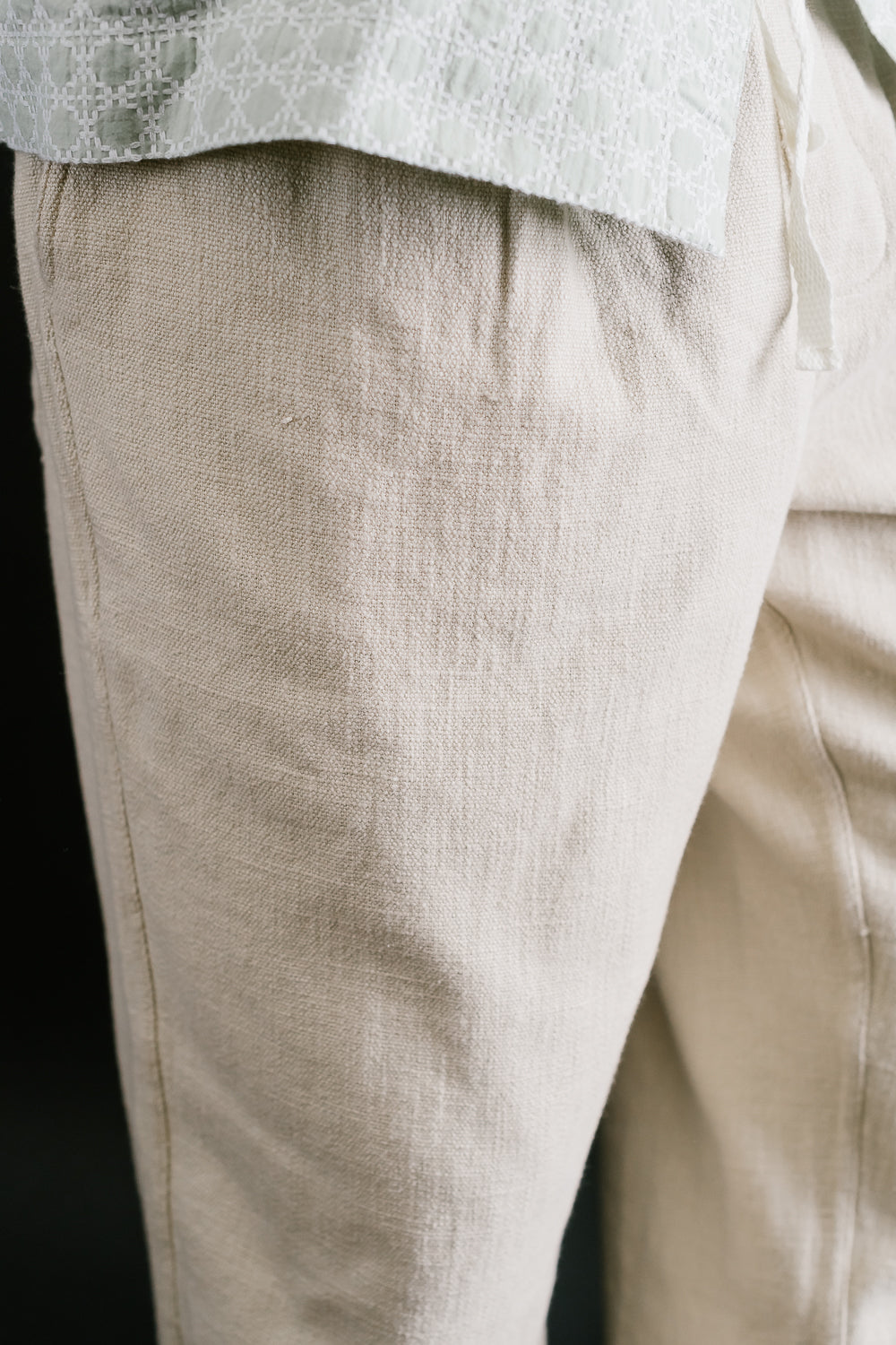 Easy Pant Cotton, Linen - Alabaster
