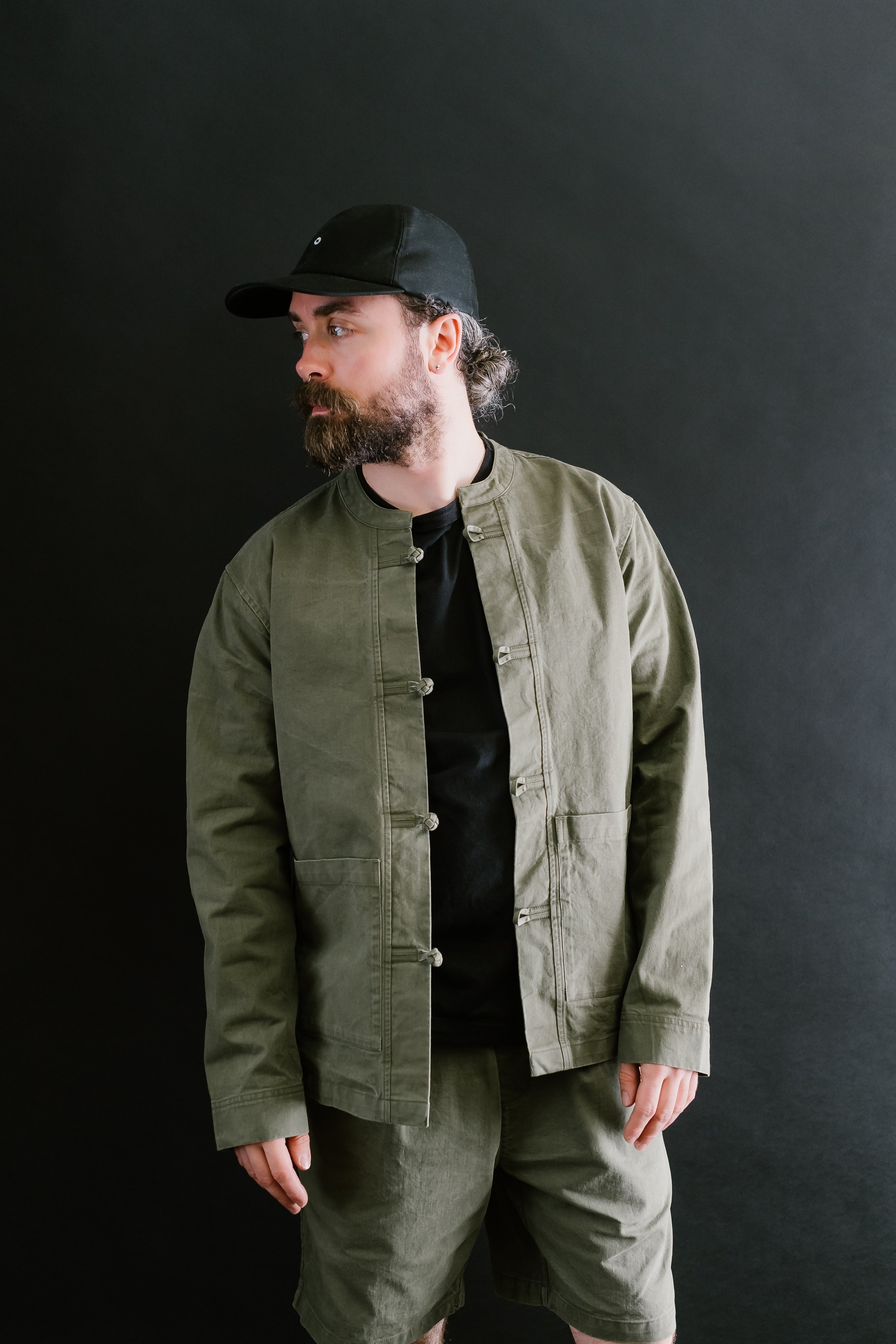 Kung Fu Jacket - Olive Twill | James Dant