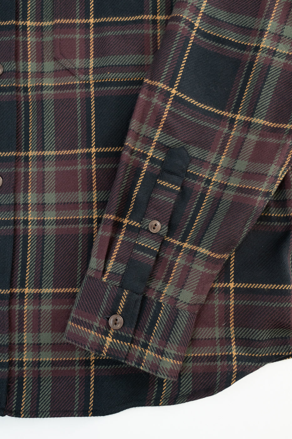 Utility Flannel Plaid  - Black Olive