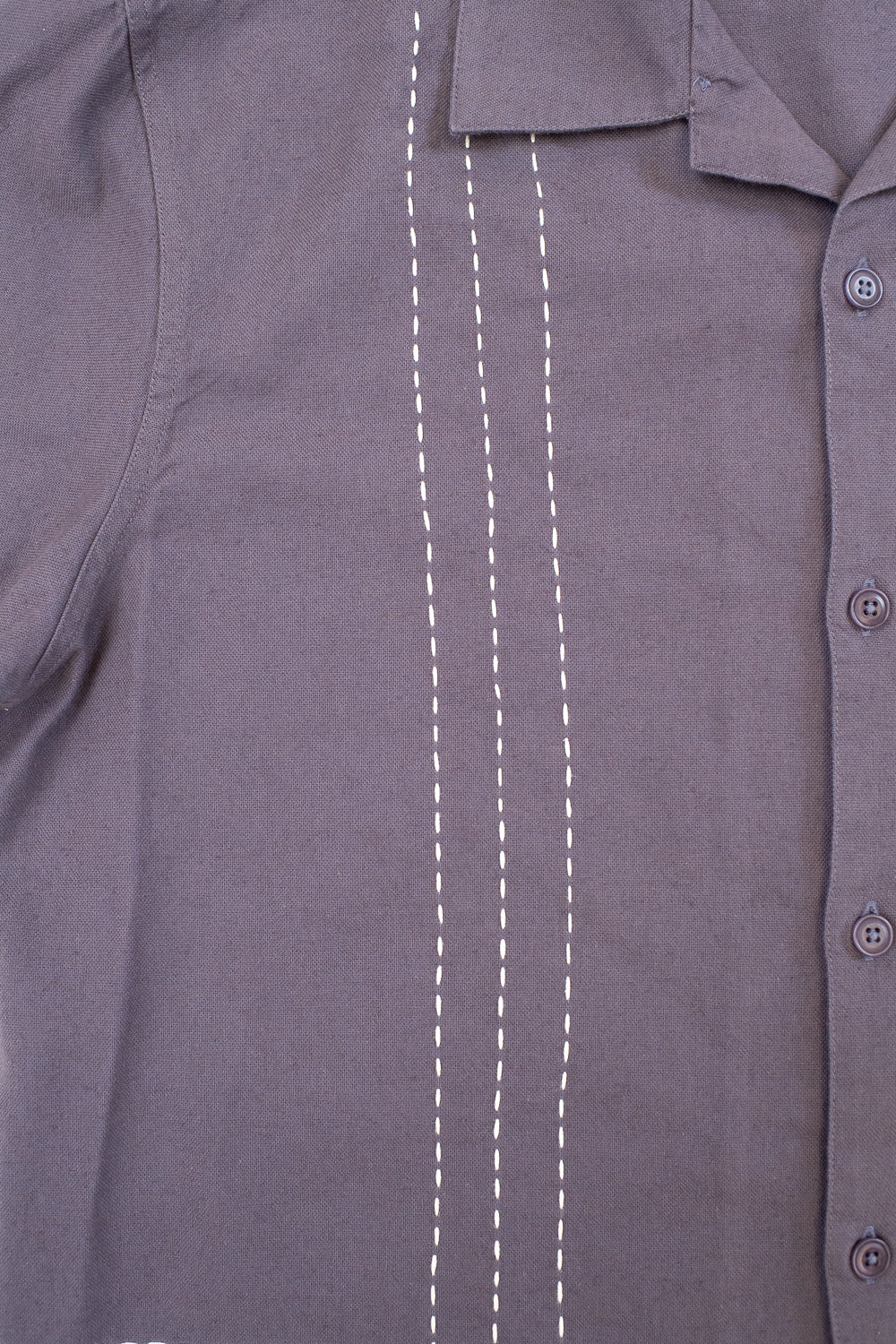 Vacation Shirt - Plum Hand Stitch