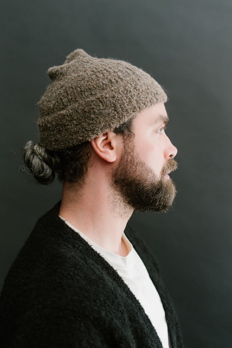 Boucle Alpaca Watch Cap - Earth