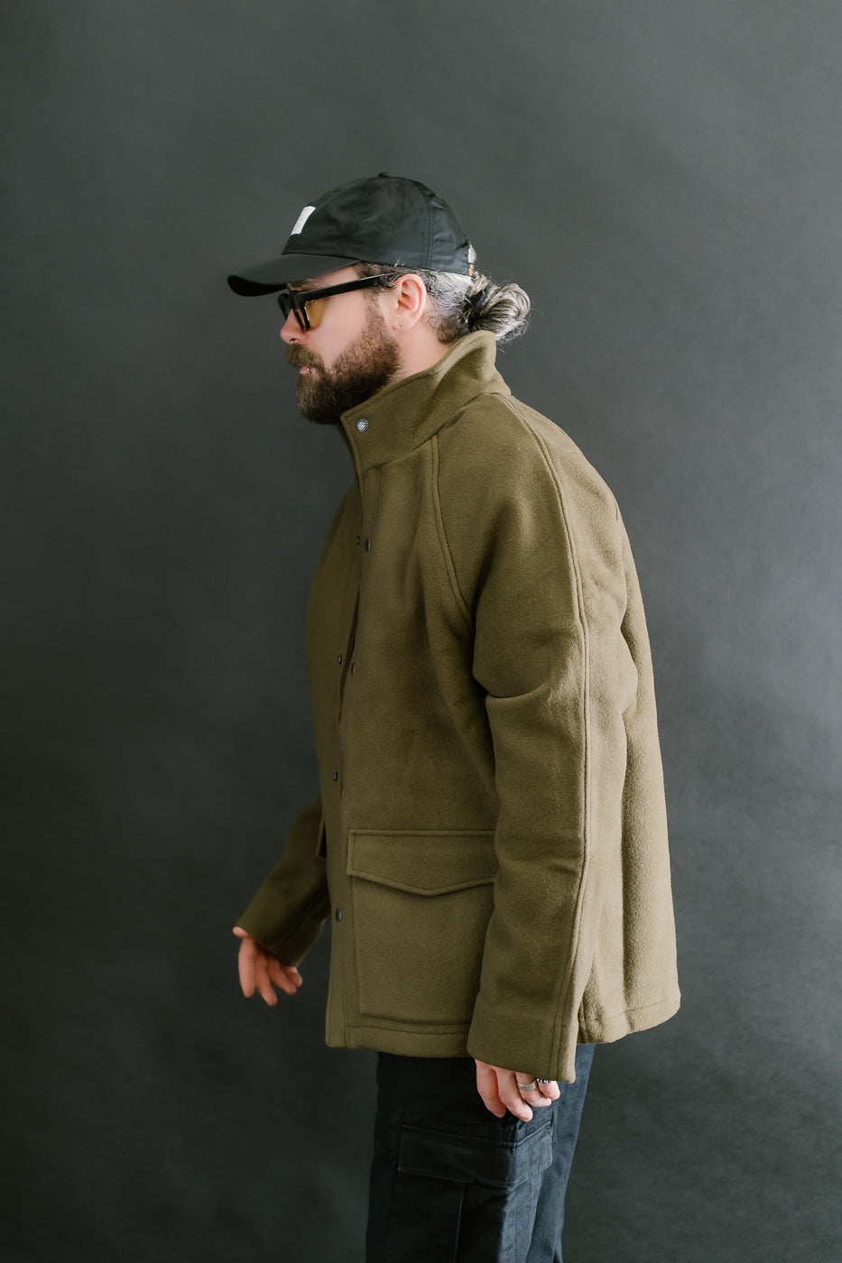 Welding Jacket Melton Wool - Tobacco