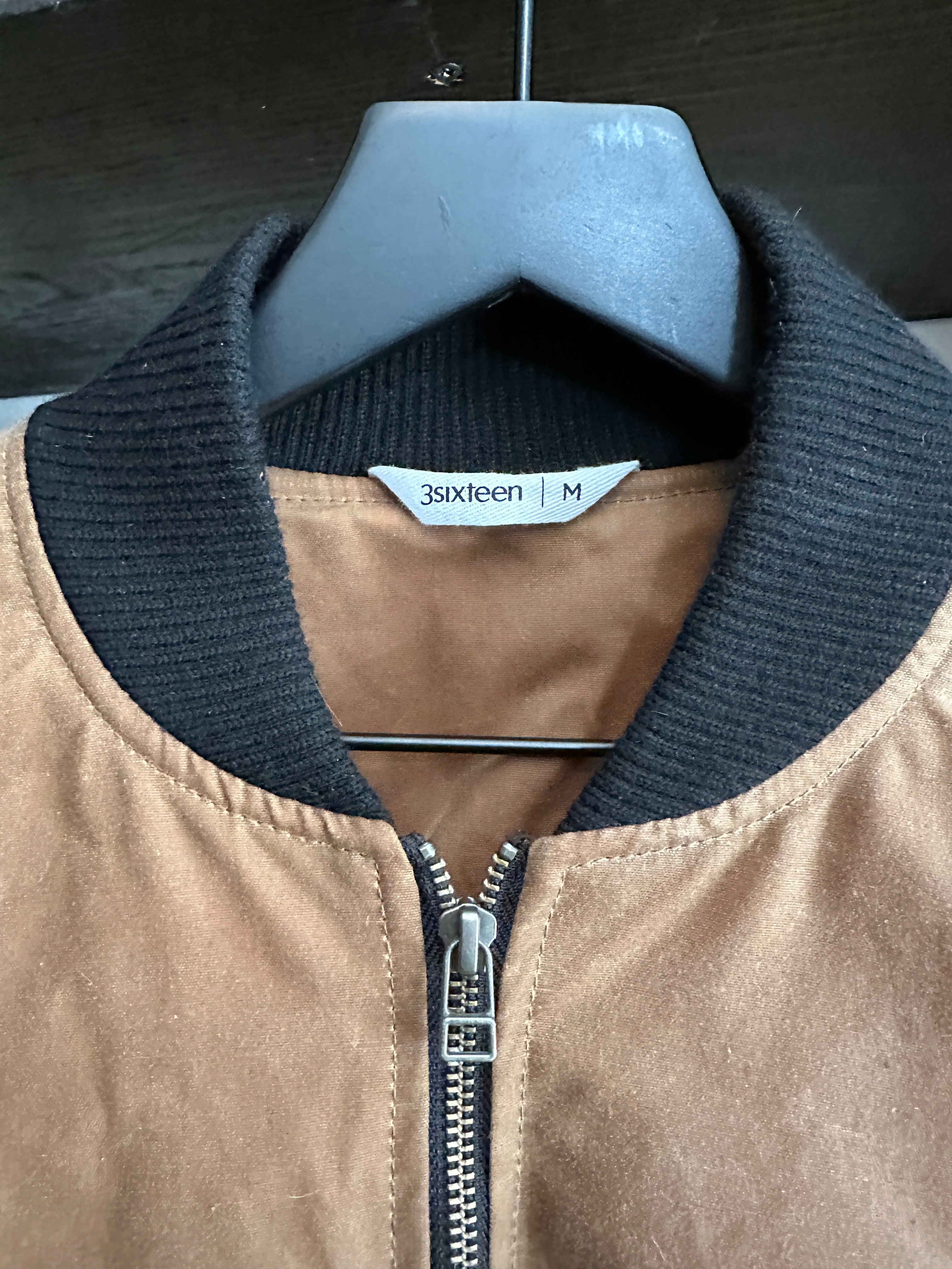 Twice Worn - Stadium Jacket - Tan | James Dant