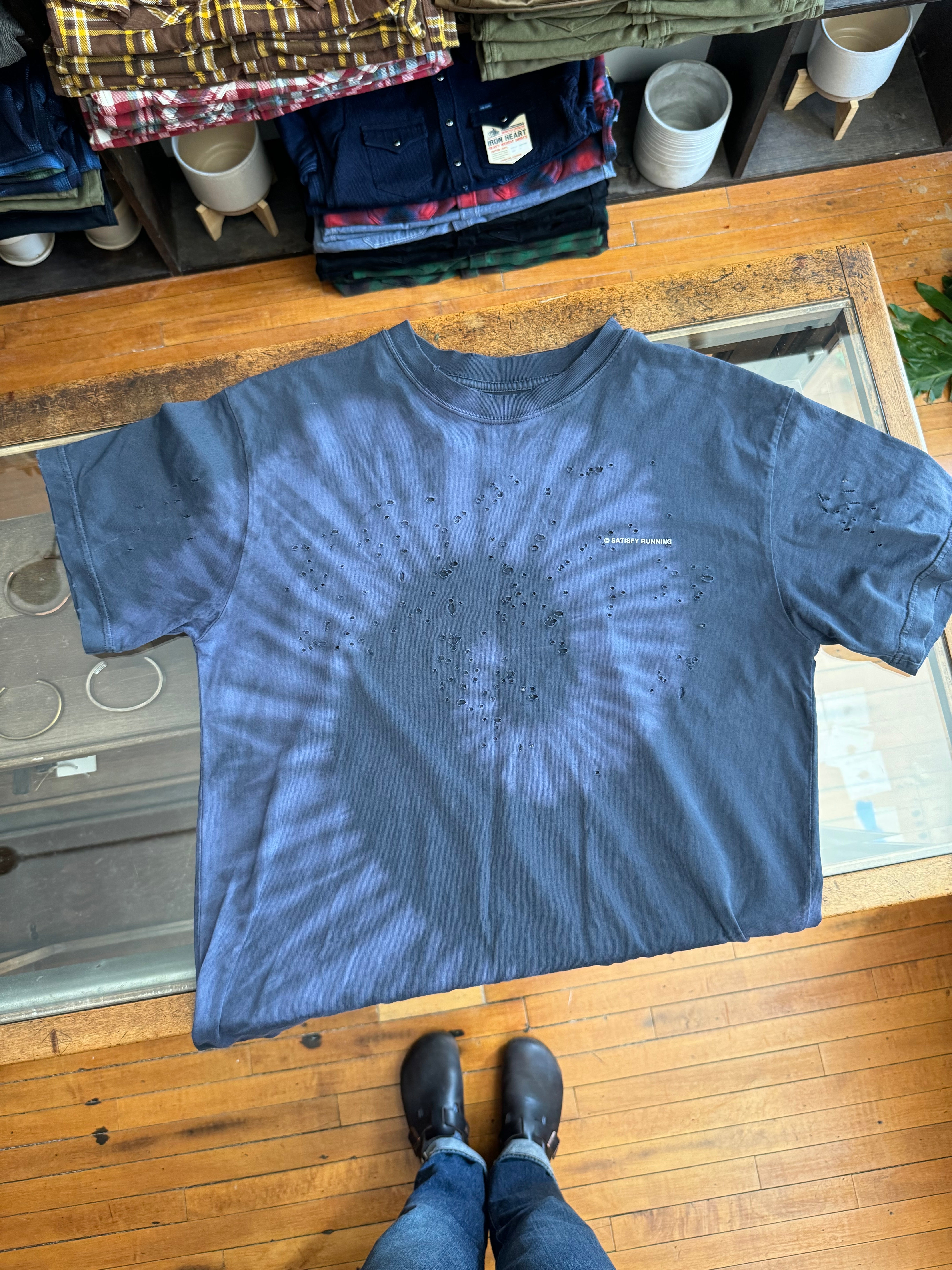 Satisfy Running MothTech T-shirt - Tie Dye