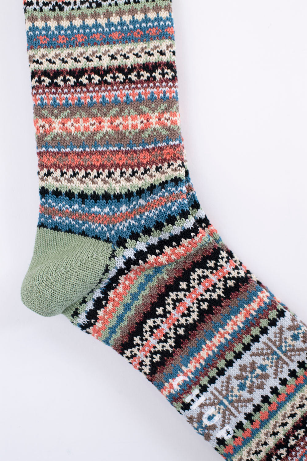 Candle Night Crew Sock - Lime