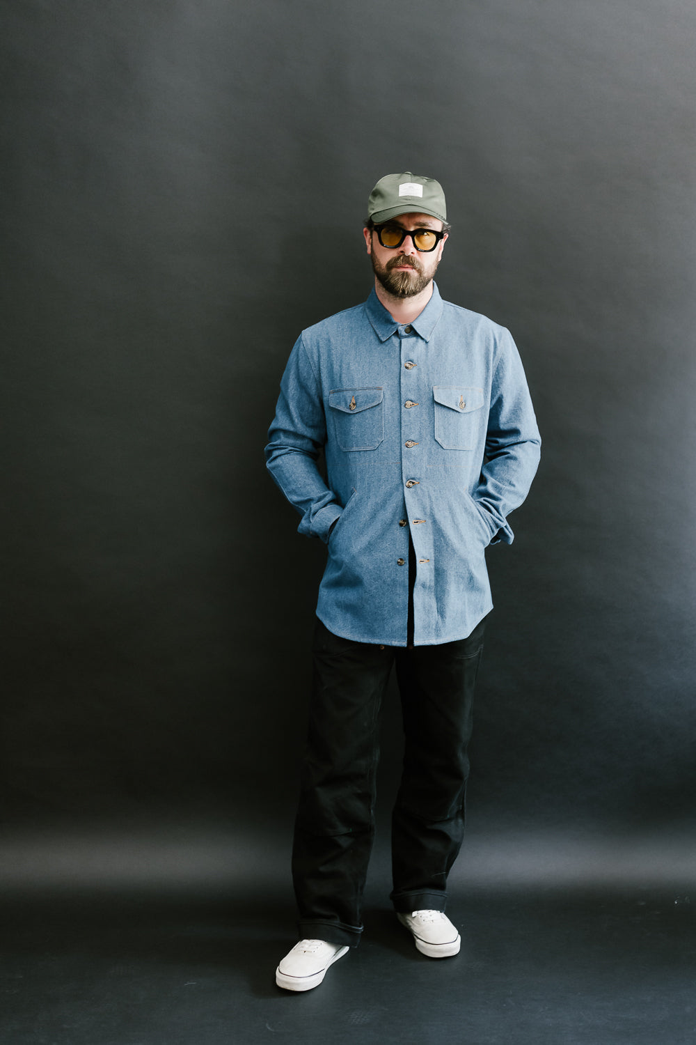 Crissman Overshirt - Sky Blue