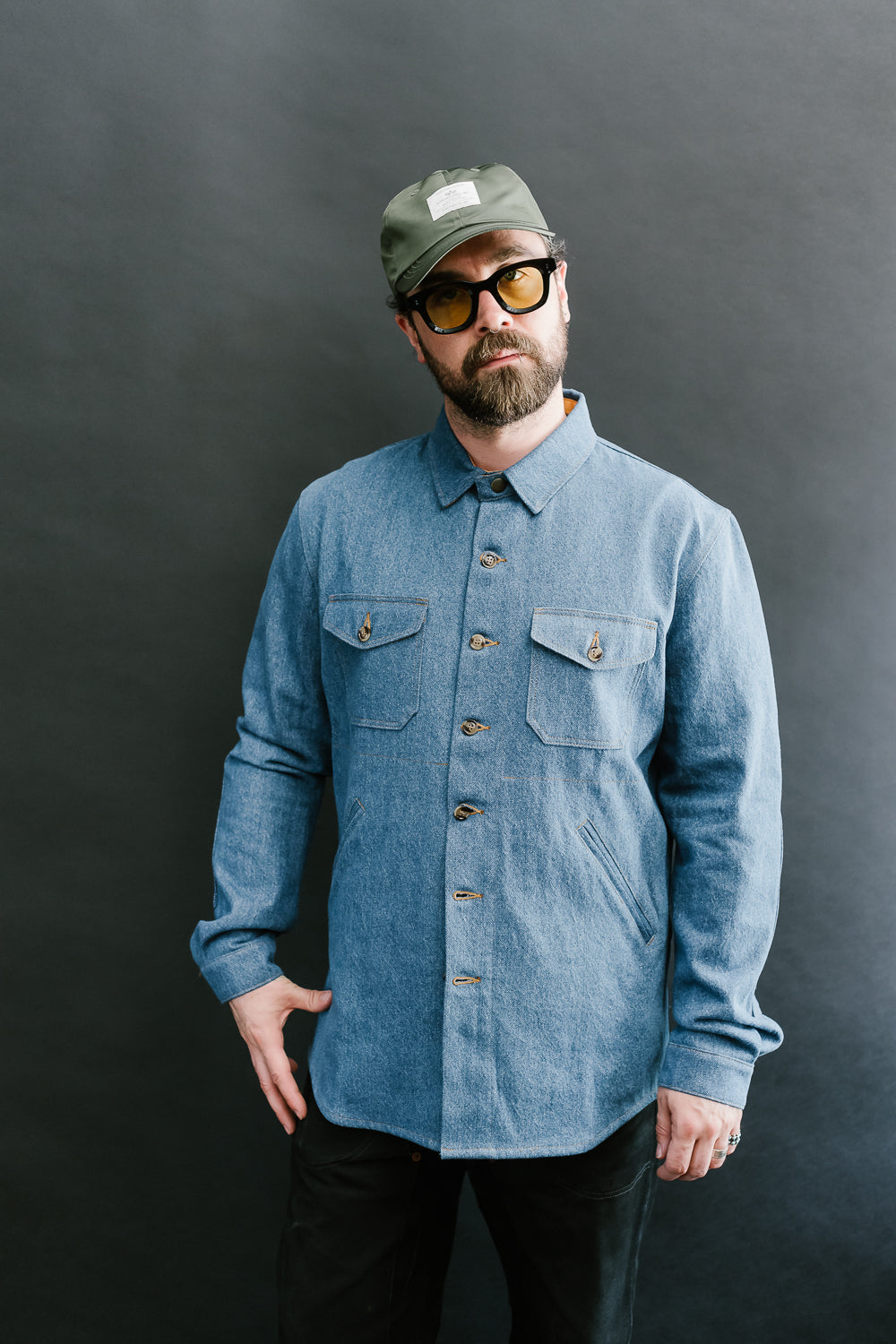 Crissman Overshirt - Sky Blue