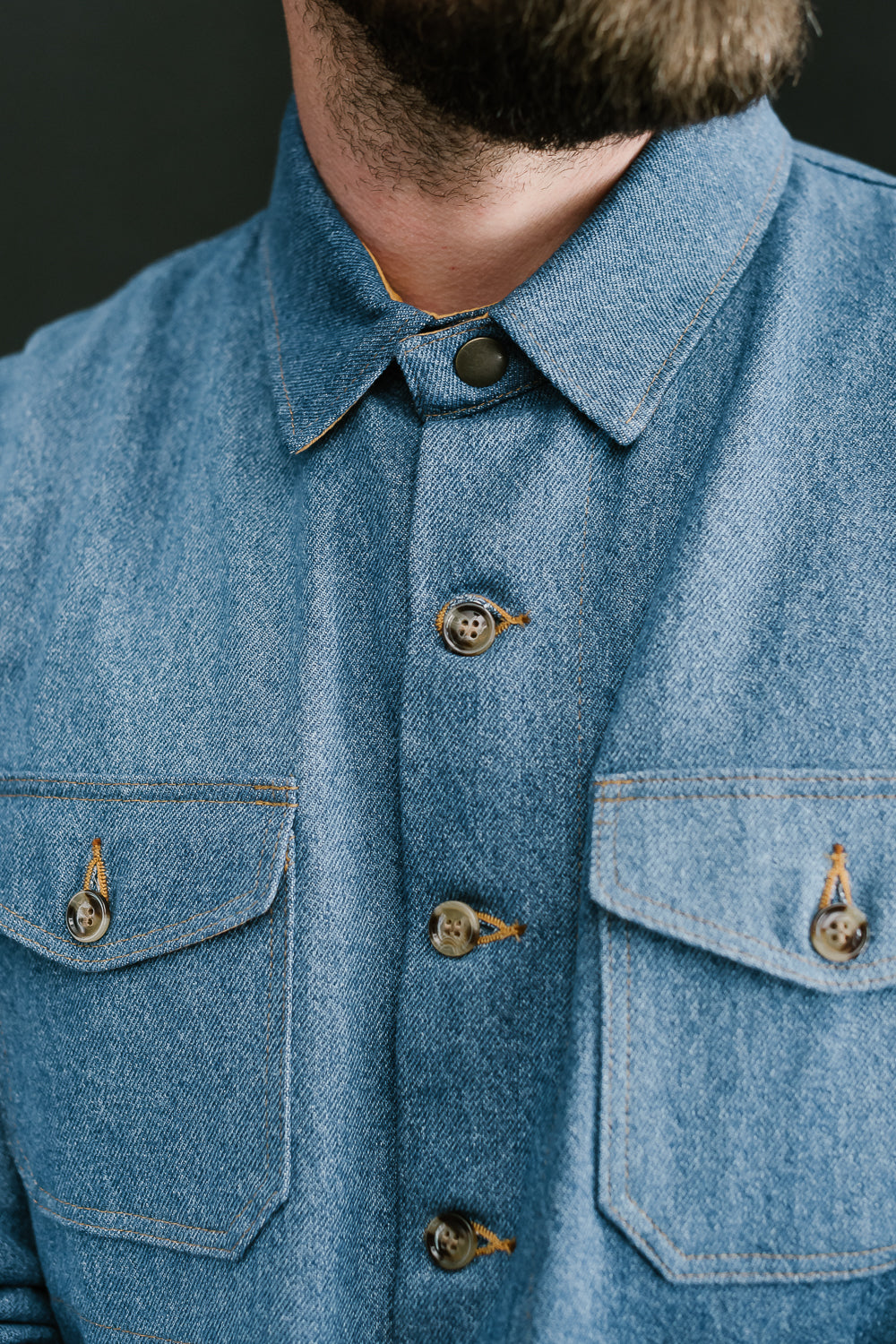 Crissman Overshirt - Sky Blue