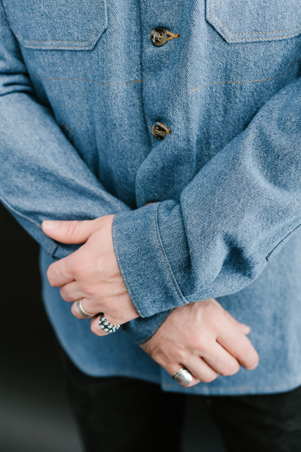 Crissman Overshirt - Sky Blue